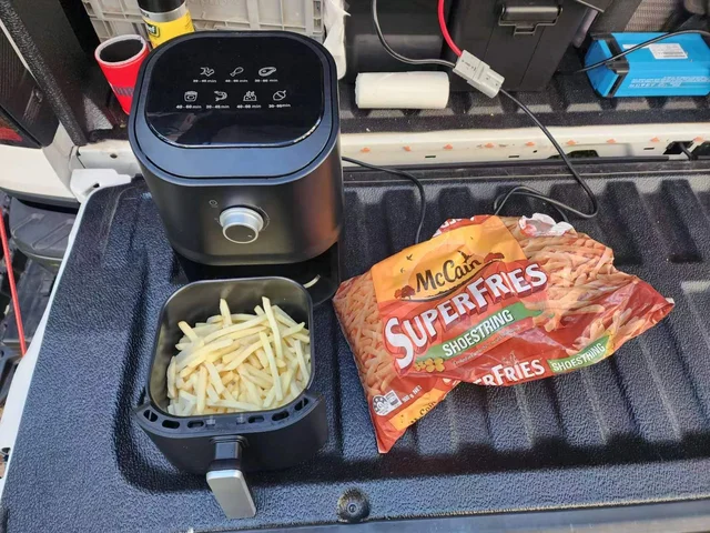 Camping airfryer
